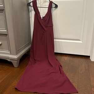 David’s Bridal. Bridesmaids dress. Maroon.  Worn once.